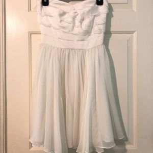 White formal dress